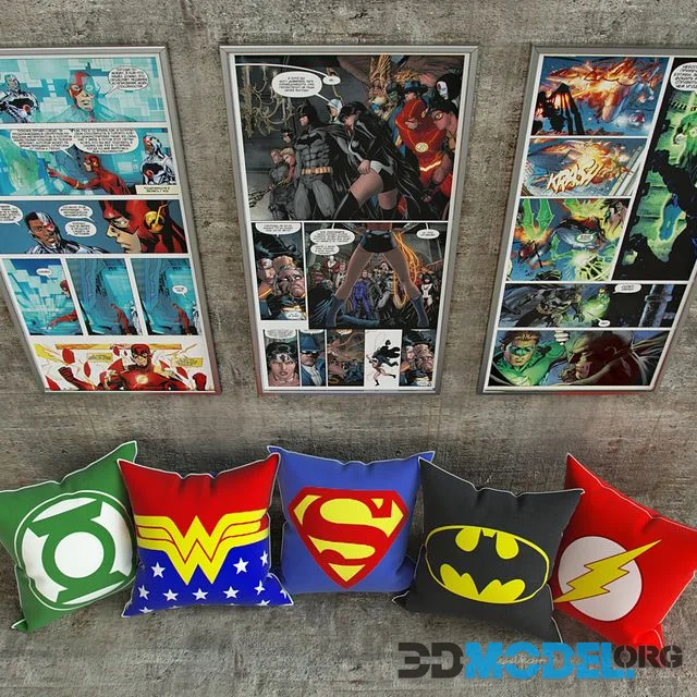 pillows DC COMICS
