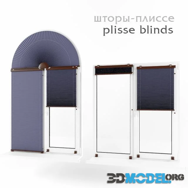 Pleated blinds