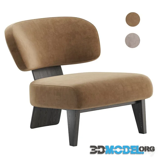 REEVES armchair by Minotti