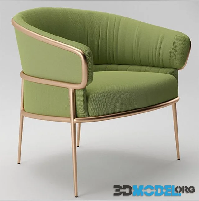 SHU-YING Fabric easy chair