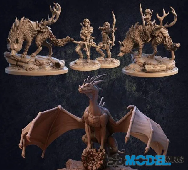 The Dragon Trappers Lodge – Indigo Fae and Trapper Pack