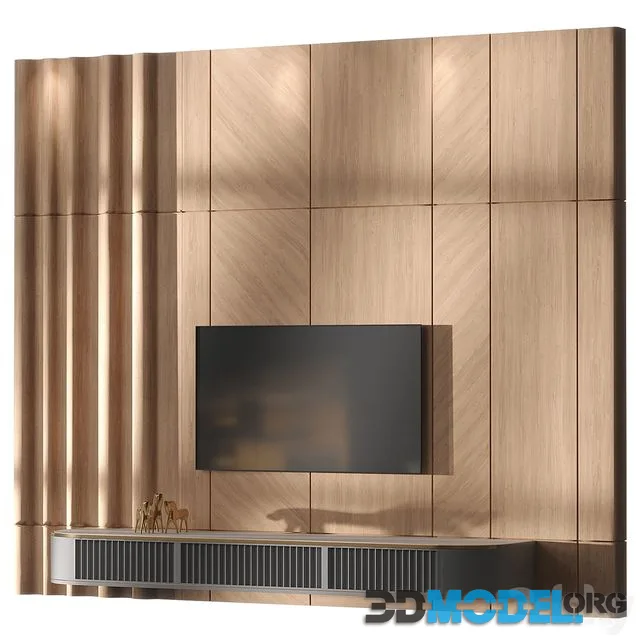 TV set wall 05