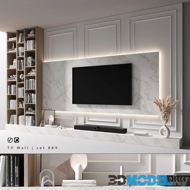 TV Wall set 889