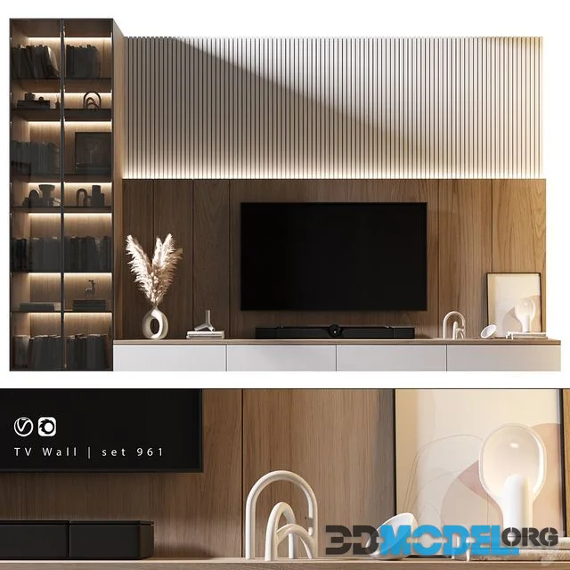 TV Wall set 961