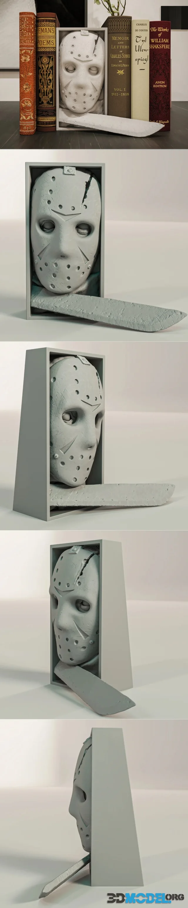 Jason Voorhees Book Nook – Printable