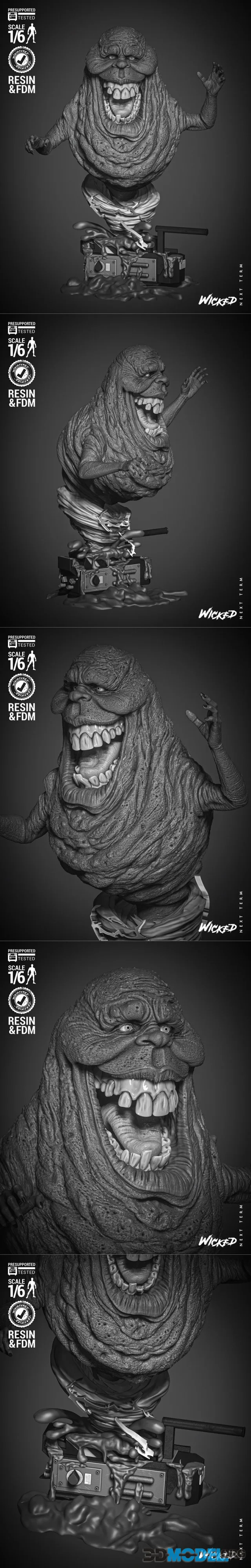 WICKED - Slimer Sculpture – Printable