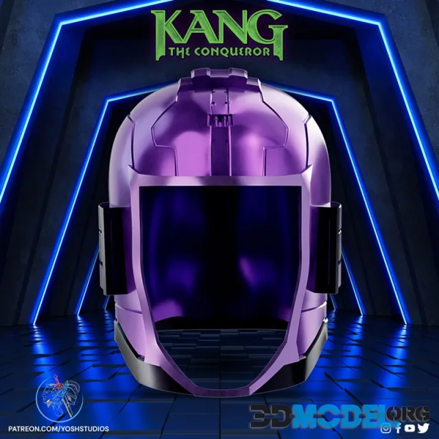 Comic Book Kang Helmet – Printable