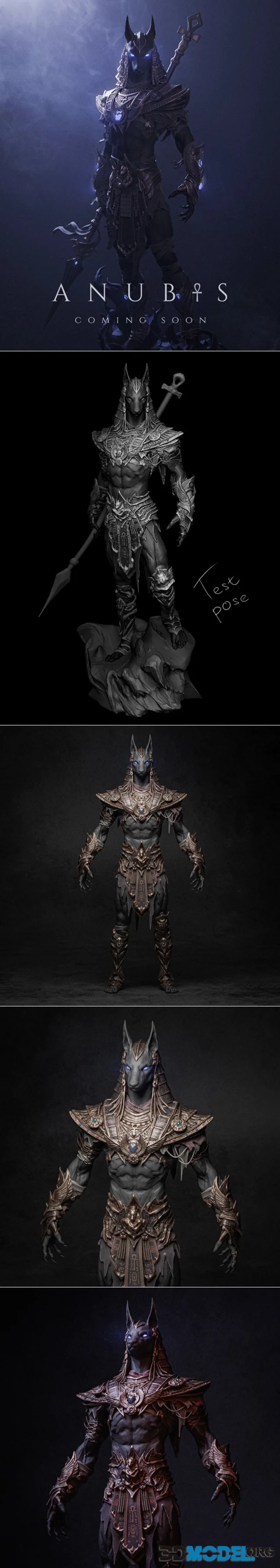 Ca 3d Studios - Anubis – Printable