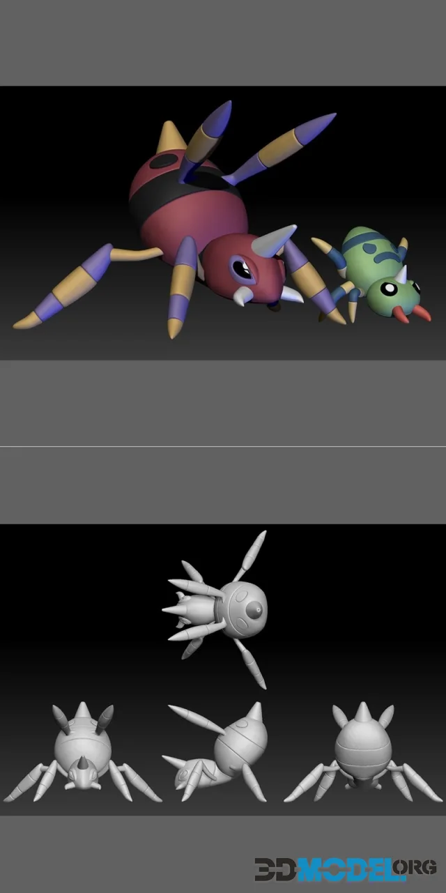 Pokemon Spinarak Ariados – Printable