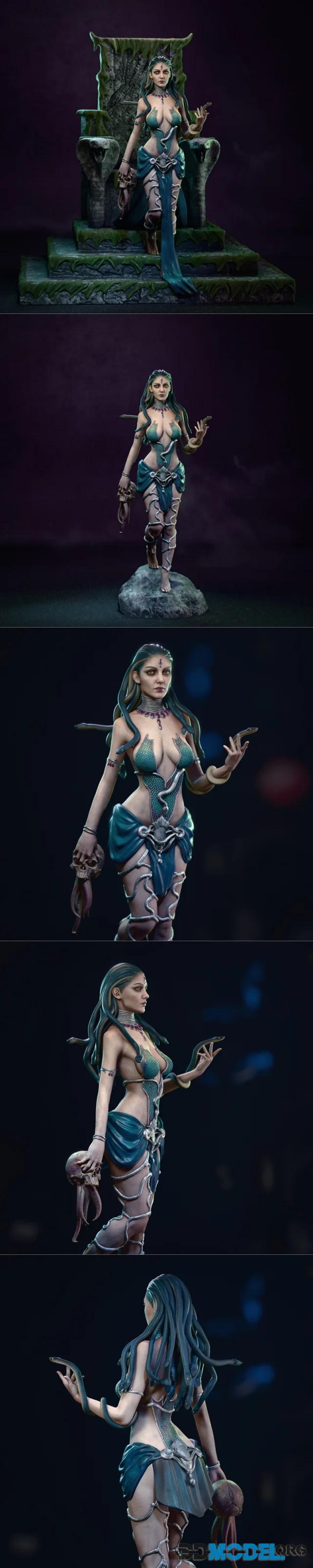 Ca 3d Studios - Medusa – Printable