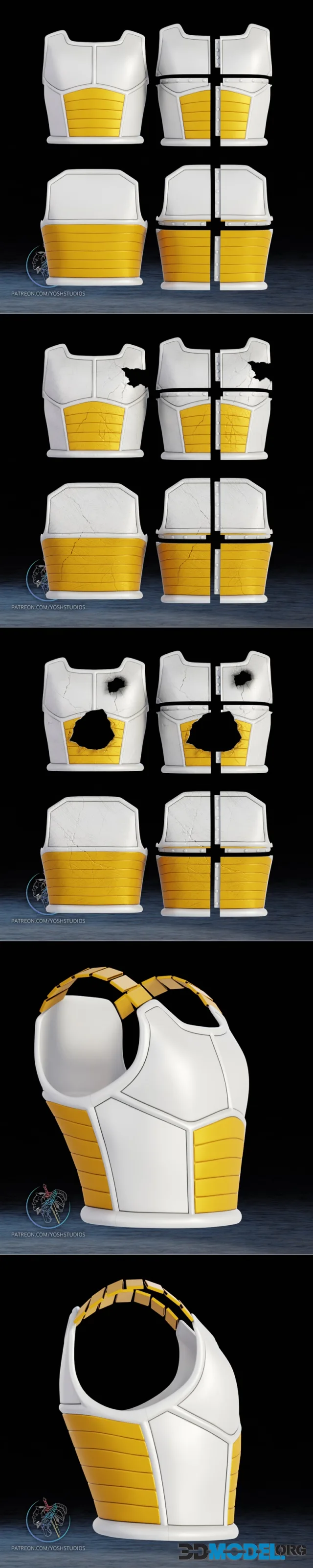 Classic Vegeta armor – Printable