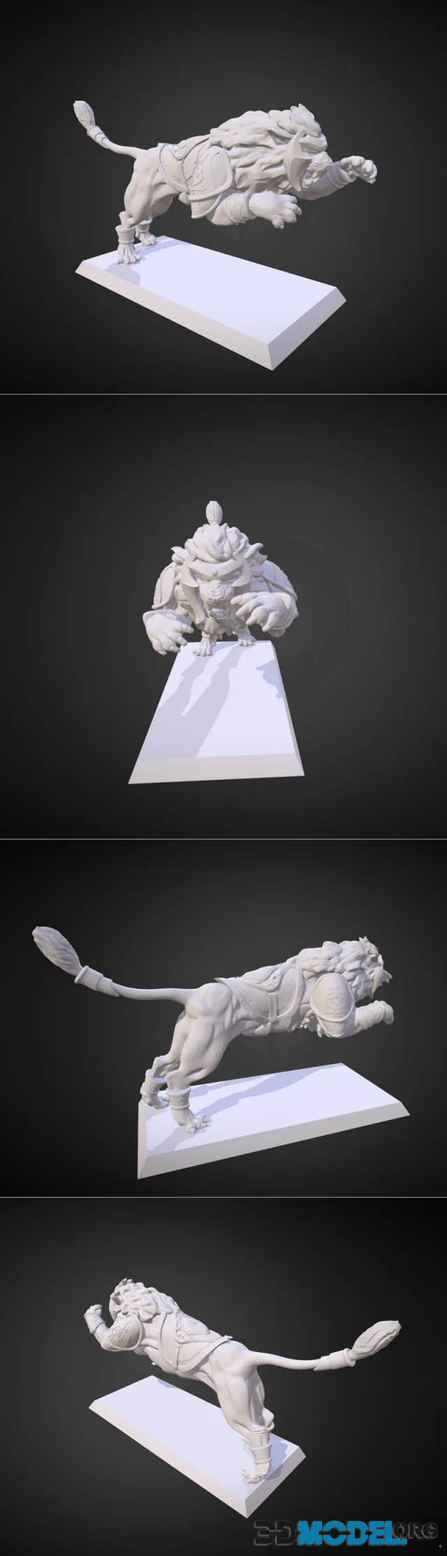 Elves lion – Printable