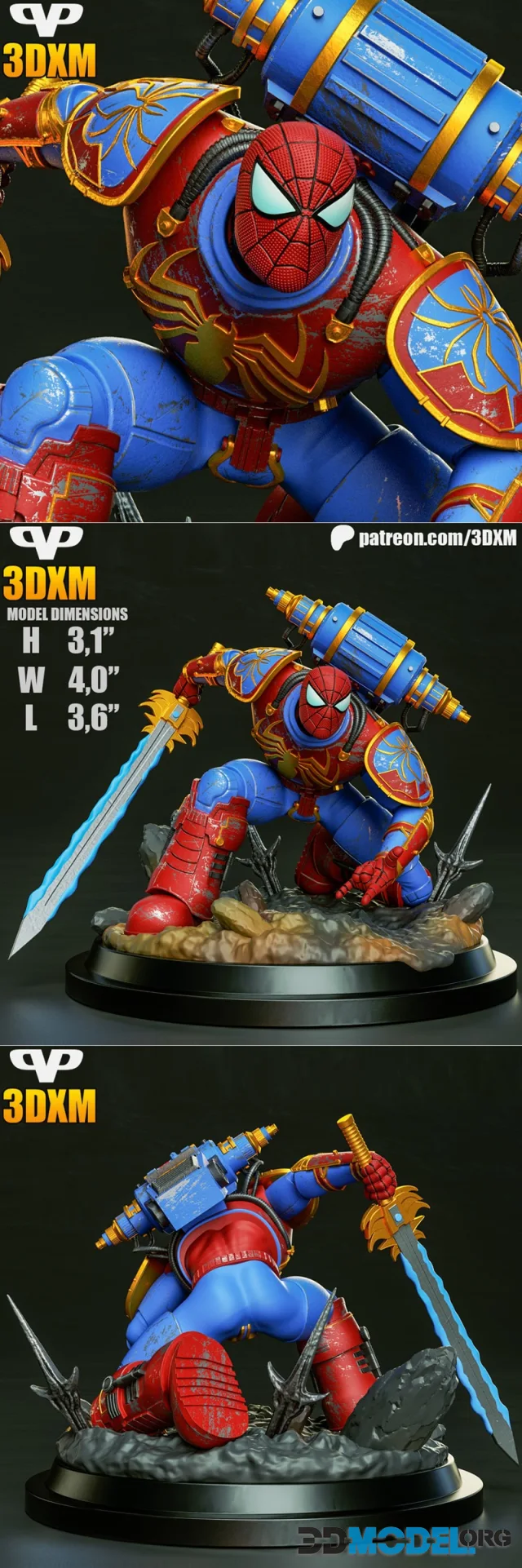 3DXM - Spider-Man Warhammer – Printable