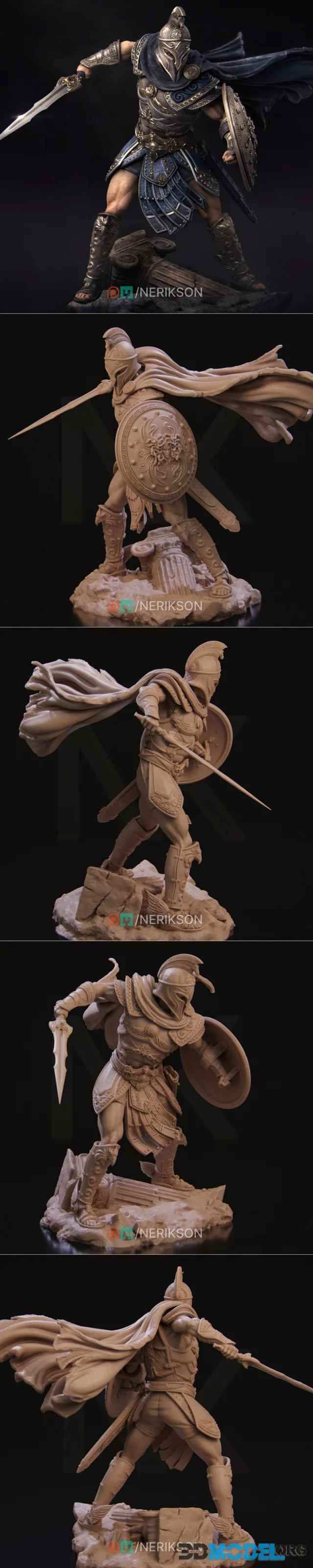 Nerikson - Perseus the Slayer Hero – Printable