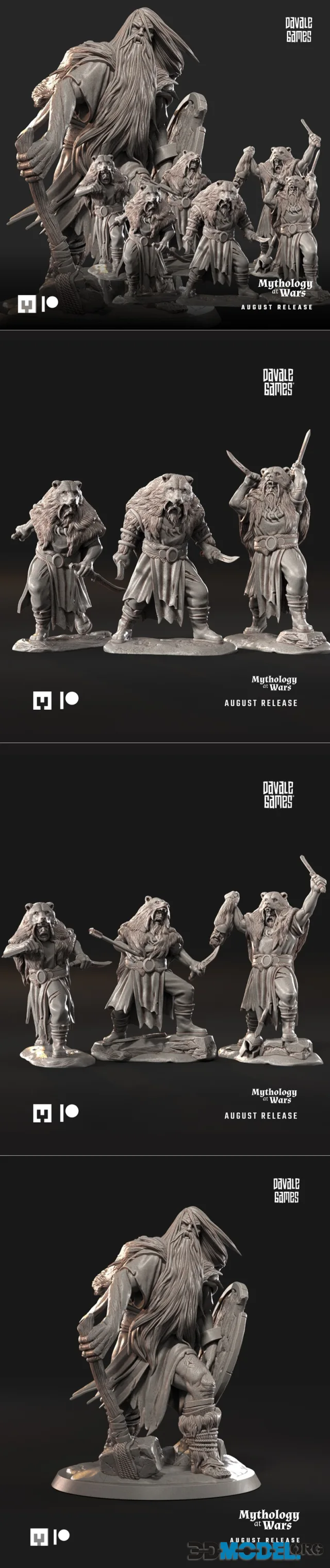 Davale Games - Mythology at Wars August 2024 – Printable