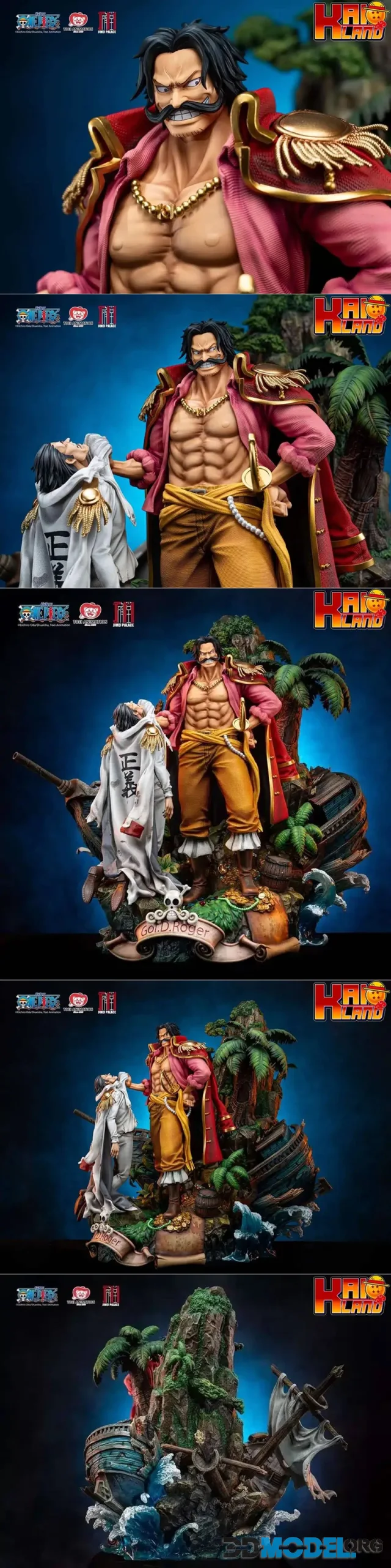 Gol D Roger - Diorama – Printable