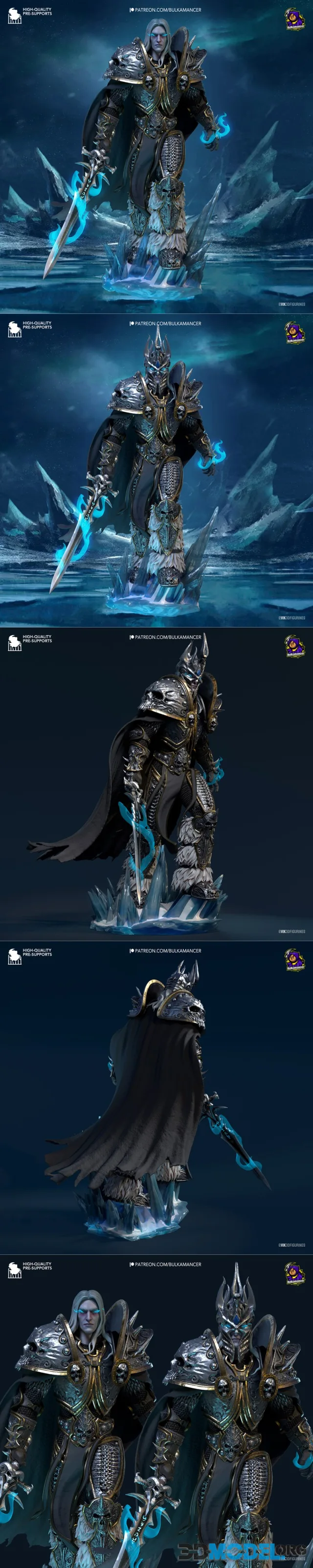 Bulkamancer Sculpts - Arthas (Warcraft) – Printable
