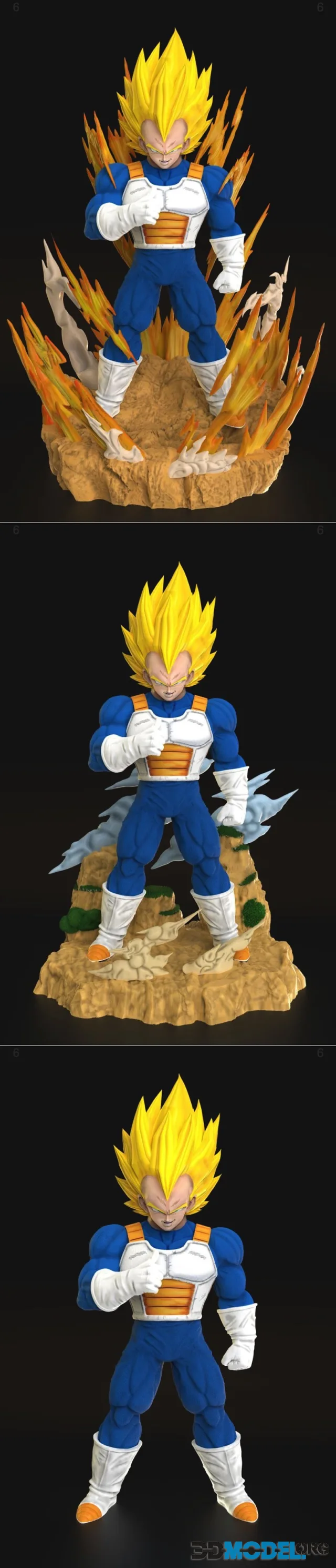 Super Vegeta Namek Studio 9 – Printable