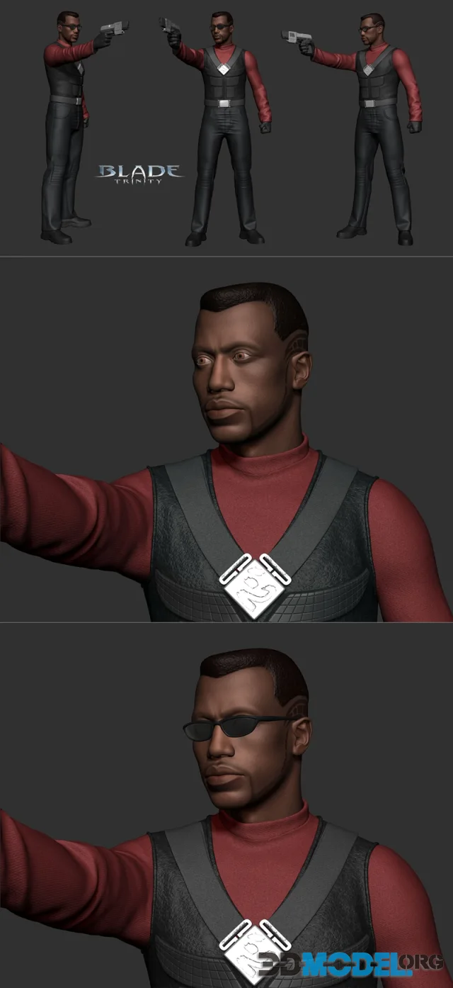Blade Trinity - Wesley Snipes – Printable