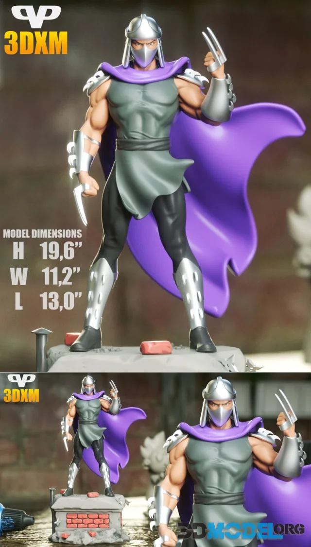 Shredder TMNT – Printable