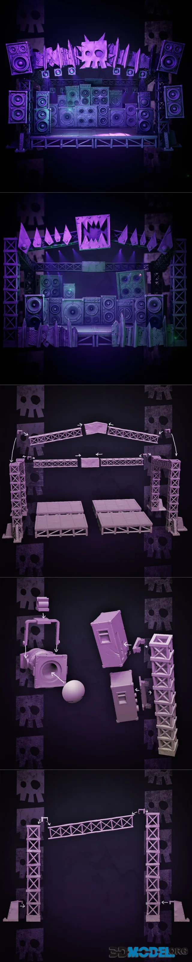 MrModulork - Rock Stage Terrain – Printable