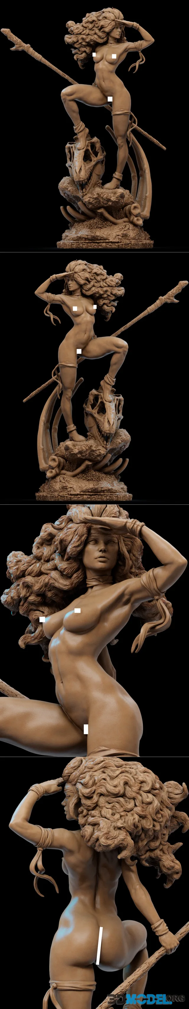 Ca 3d Studios - Rogue Savage NSFW Version – Printable