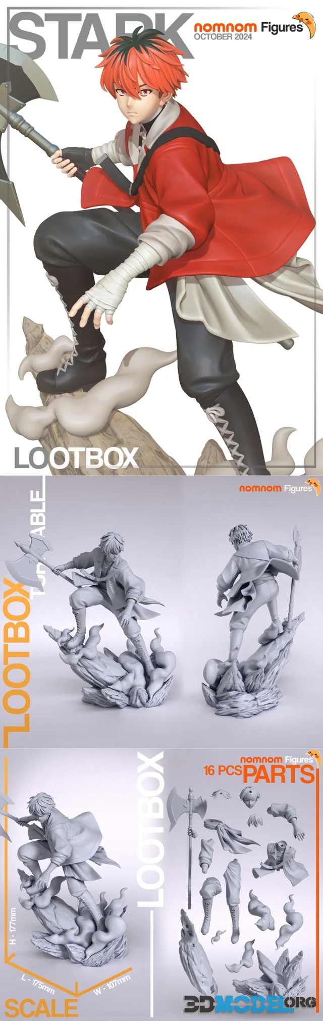 Nomnom Figures - Stark – Printable
