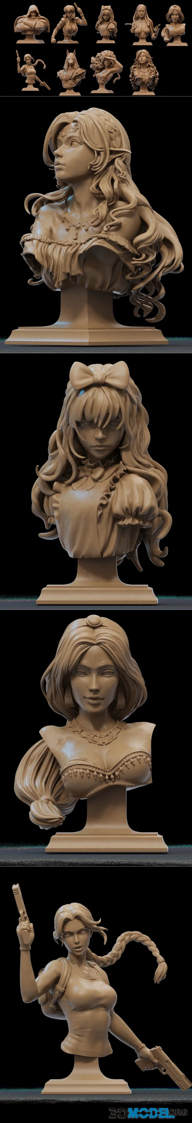 Ca 3d Studios - Busts Release October 2024 – Printable