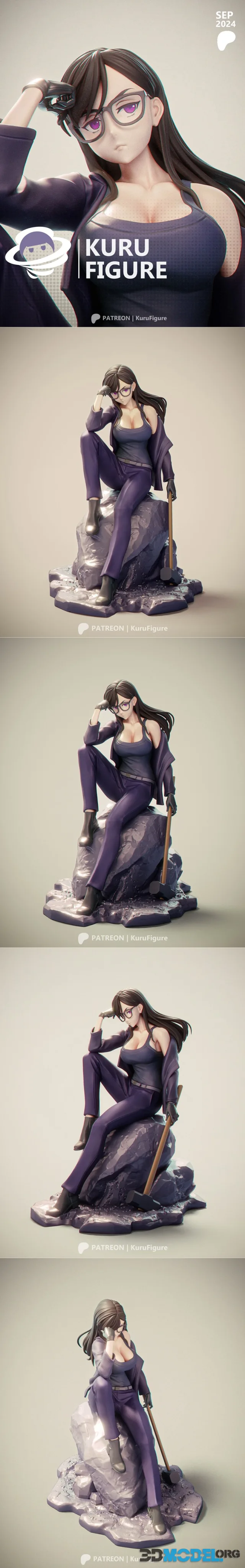 Kuru Figure - Hizuru Minakata – Printable