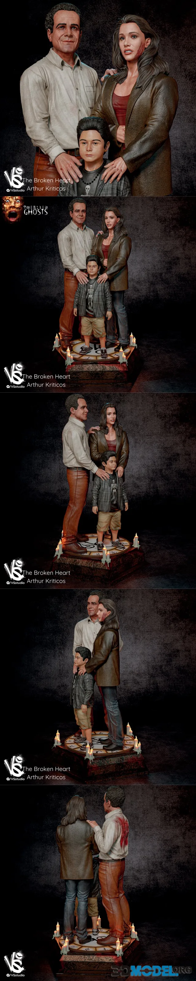VSstudio - The Broken Heart 13 Ghost and bust – Printable