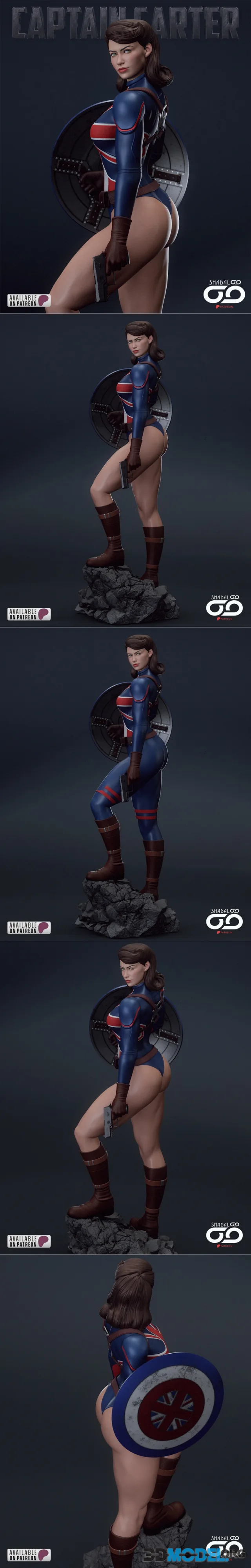 Shadaloo Studios - Captain Carter – Printable