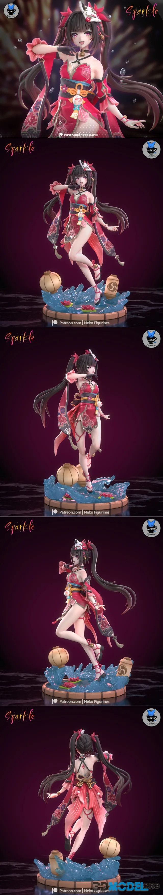 Neko Figurines - Sparkle (Honkai Star Rail) – Printable