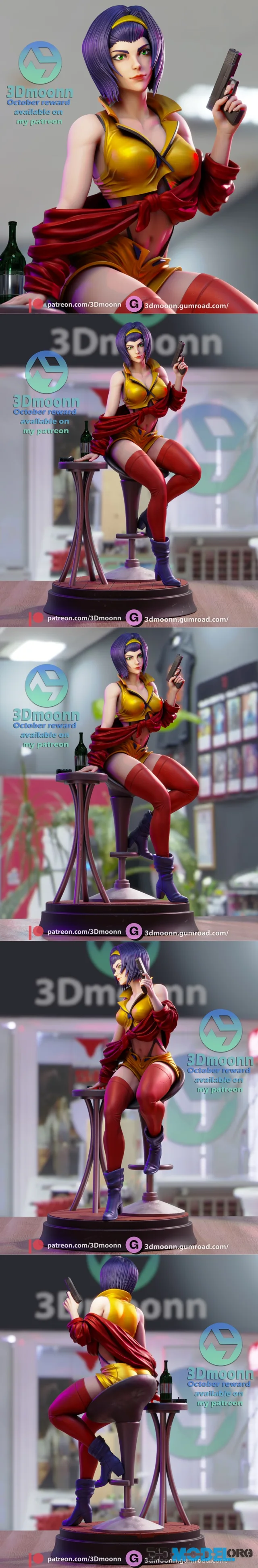 3Dmoonn - Faye Valentine – Printable