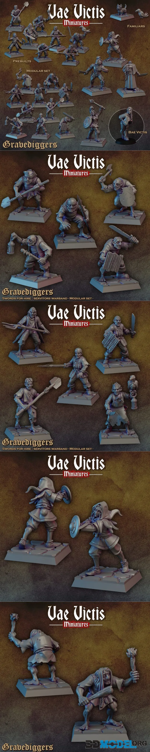 Vae Victis Miniatures - Gravediggers Vol.1 September 2024 – Printable