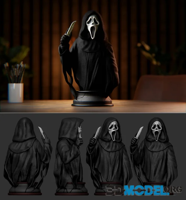 Ghostface Bust – Printable