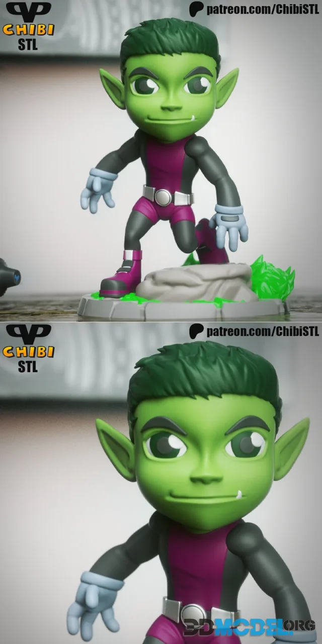 Beast Boy Chibi – Printable