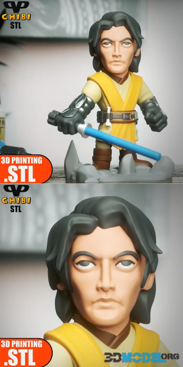 Jedi Master Sol Chibi – Printable