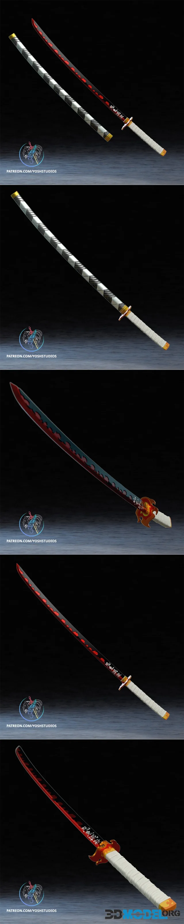 Rengoku Sword – Printable