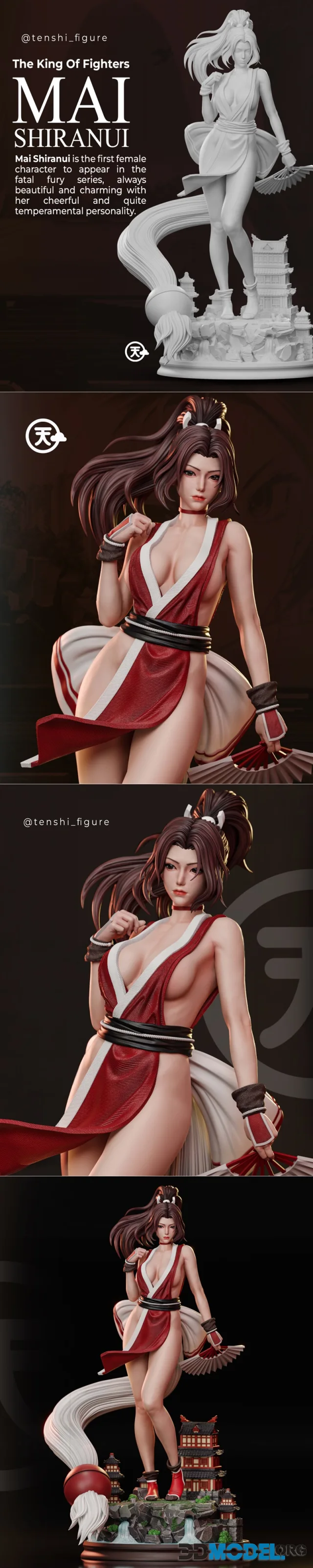 Tenshi Figures - Mai Shiranui – Printable