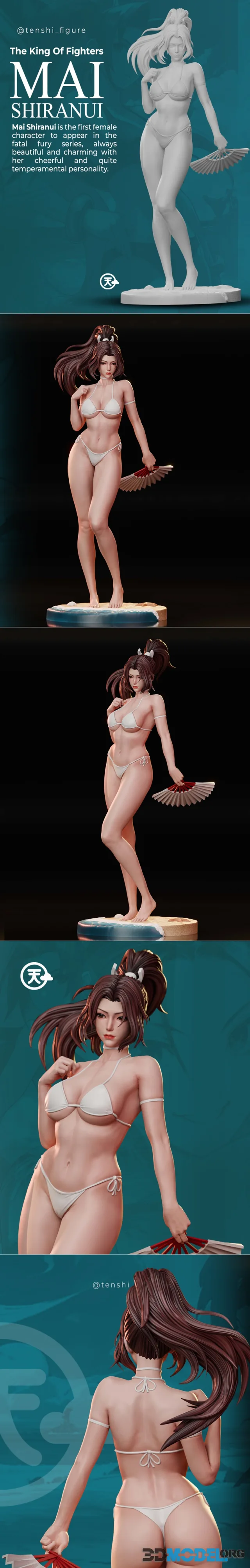 Tenshi Figures - Mai Shiranui Bikini – Printable