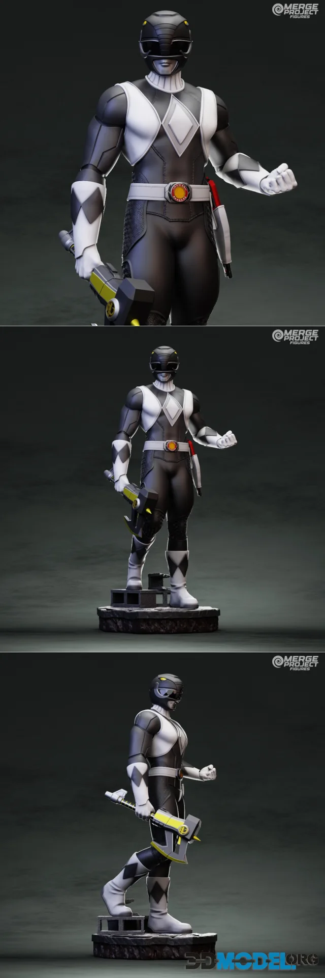 Black Ranger - Power Ranger – Printable