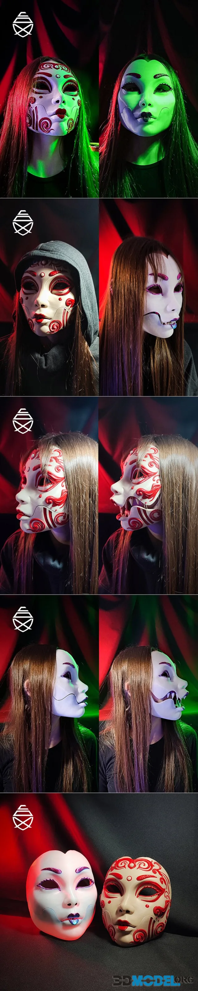 Geisha Mask – Printable