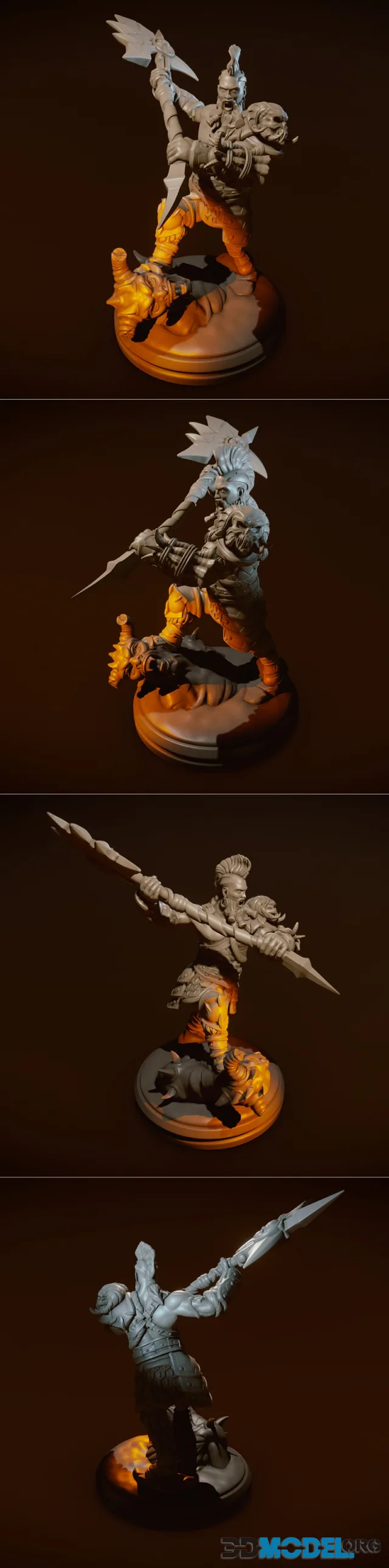Barbarian - Miniature figure – Printable