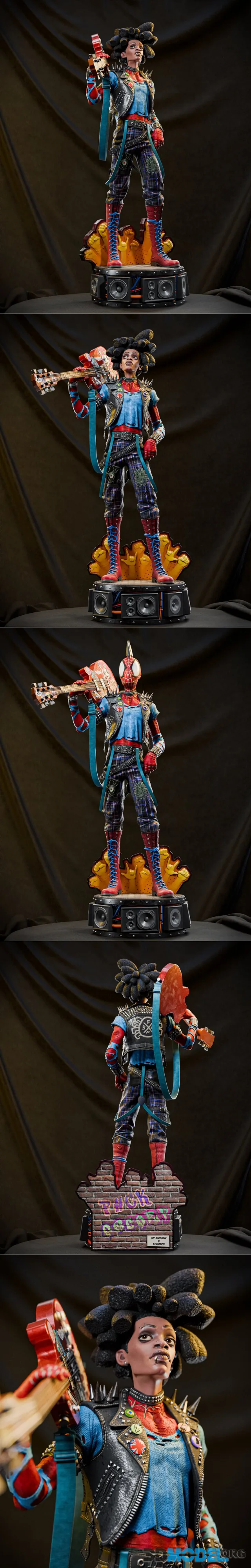 Ca 3d Studios - Spider Punk – Printable