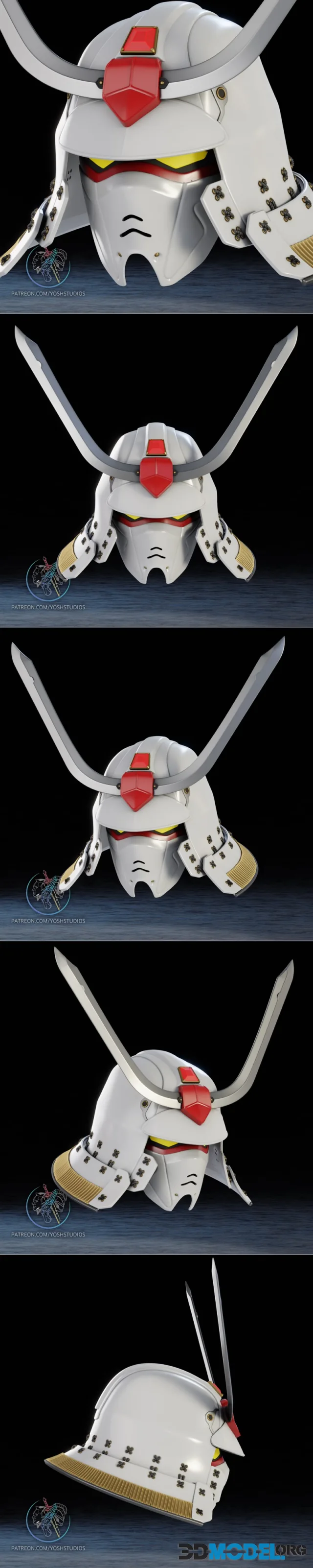 Sengoku Gundam Helmet – Printable