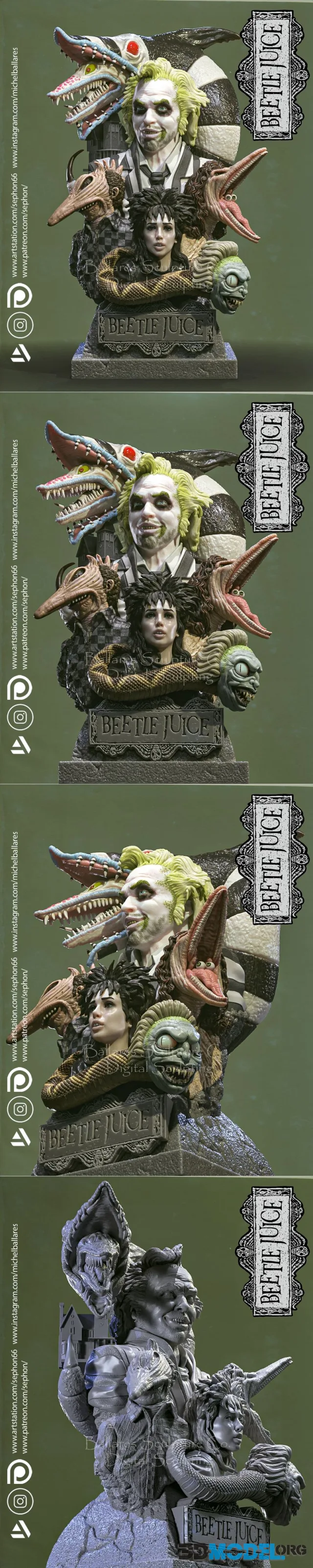 Beetlejuice By Creative Geek MB – Printable