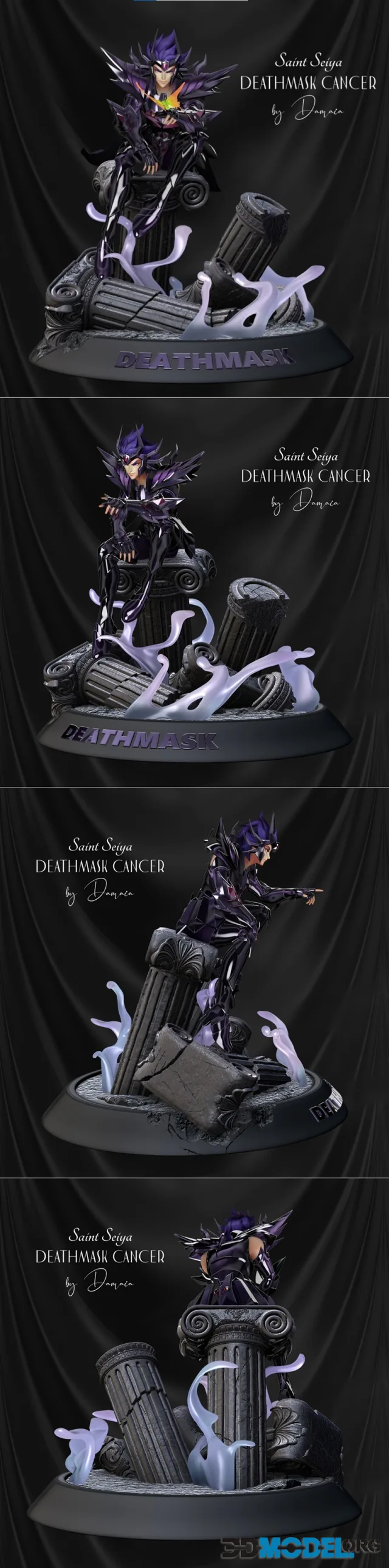Damaia - Deathmask Cancer Surplice - Golden Warriors – Printable
