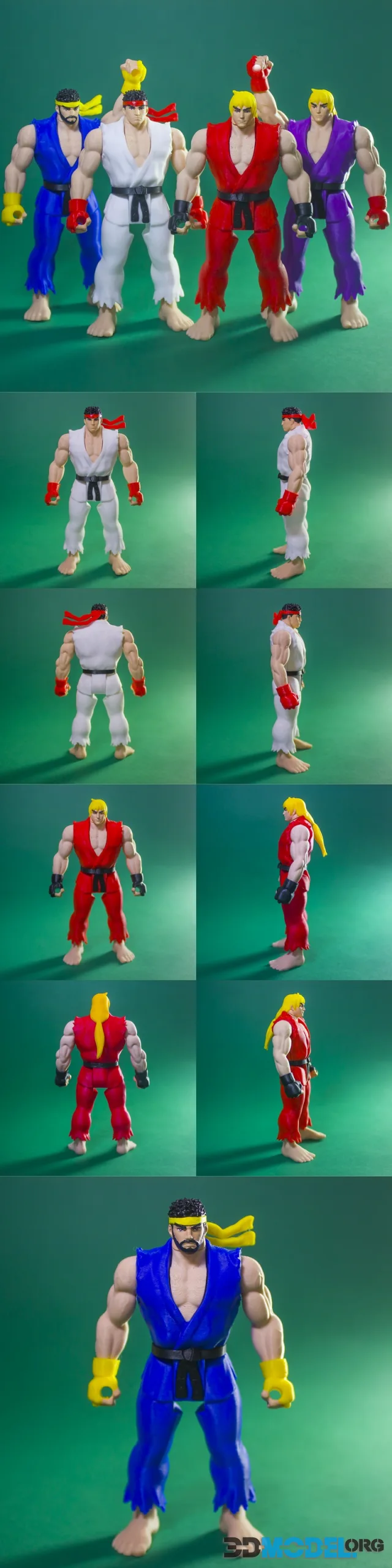 SF Ryu and Ken Assembly – Printable