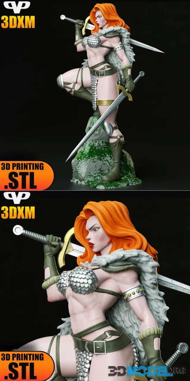 3DXM - Red Sonja – Printable