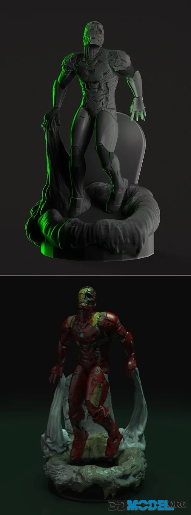 Iron Man Zombie – Printable